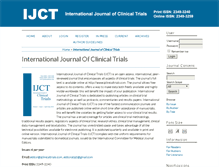 Tablet Screenshot of ijclinicaltrials.com